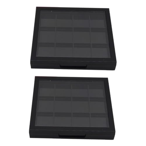 HAPINARY Kosmetikkoffer Klein Mit Fächern Für Lidschatten Und Lippenstift Tragbar Langlebig von HAPINARY