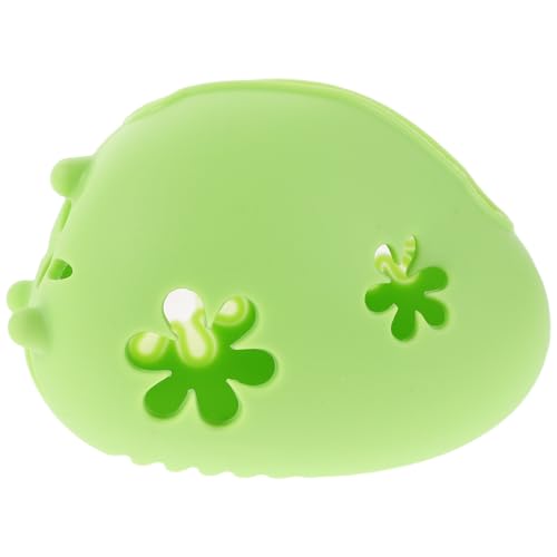HAPINARY Makeup Sponge Aufbewahrungsbox Grün mit Belüftung Geteilte Fächer Kompakt und Leicht für Reise und Alltag Kosmetik Ei-puderquaste Organizer Make-up Schwamm Schutzbehälter von HAPINARY