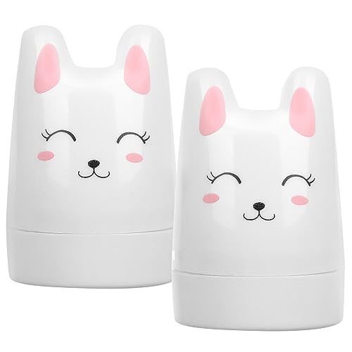 HAPINARY 2stücke Teiliger Silikon-nailart-stempel Mit Cartoon-bunny-form Und Schaber Für Maniküre-kunst Professionell Für Heimgebrauch Oder von HAPINARY