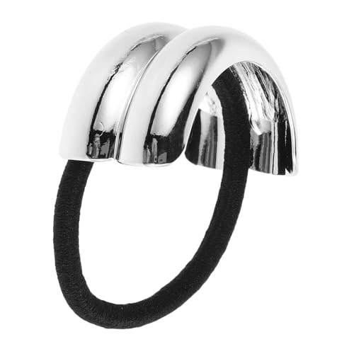 HAPINARY Metall-pferdeschwanzmanschette Mit Geometrischem Muster Langlebiger Metall-haargummi Aus Legierung Elastisches Haarband Im Vintage-stil Haarschmuck Für Mädchen Multifunktionales Ha von HAPINARY
