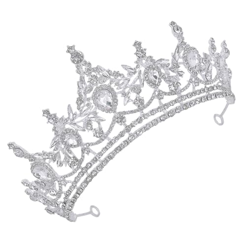 HAPINARY Mittelalter Kopfschmuck Damen Stirnband Hochzeit Strasskrone Brautkopfschmuck Geburtstagskrone Für Damen Hochzeitsaccessoires von HAPINARY