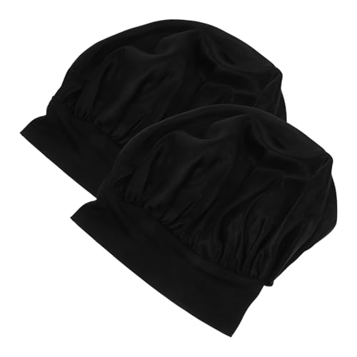 HAPINARY Schlafhaube Für Kinder Mit Langem Haar Elastische Schlafmütze Aus Polyester 2er Satz Schlafhauben Für Lockiges Haar von HAPINARY