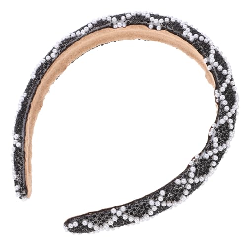 HAPINARY Stirnband Für Damen Mit Strass Kopfschmuck Haar Styling Werkzeug Breites Stirnband Für Haar von HAPINARY