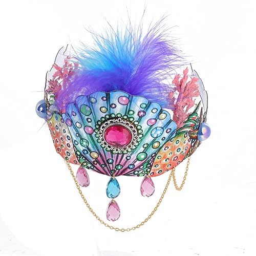 HAPINARY Halloween Krone Haarband Für Frauen Muschel Stirnband Elastisches Kopfschmuck Für Partys Leicht Und Bequem Für Kostümparty Und Fotografie von HAPINARY