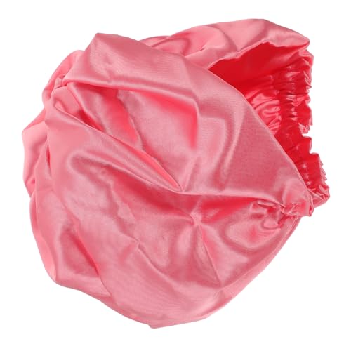 HAPINARY Silk Hair Wrap Für Schlafenden Haarschutz Satin Schlafhaube Für Locken Seidenhaube Für Damen Anti-verwirrung Haarkappe Wassermelonenrot von HAPINARY