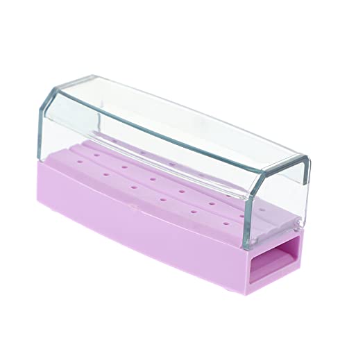 HAPINARY Nagelbohrer Aufbewahrungsbox Kunststoff Maniküre Schleifen Kopf Organizer Halter Für Nagelwerkzeuge Salon Und Heimgebrauch Lagerung Box Mit Befestigungsloch von HAPINARY