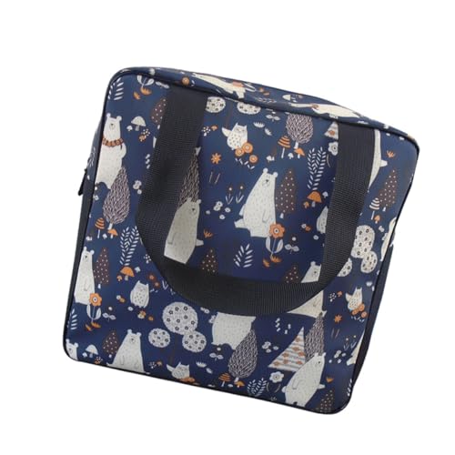 HAPINARY Netz-badetasche Mit Eisbär-Muster Faltbar Großer Tragegriff Kosmetiktasche Für Reisen Shampoo Gesichtspflege Handtuch von HAPINARY