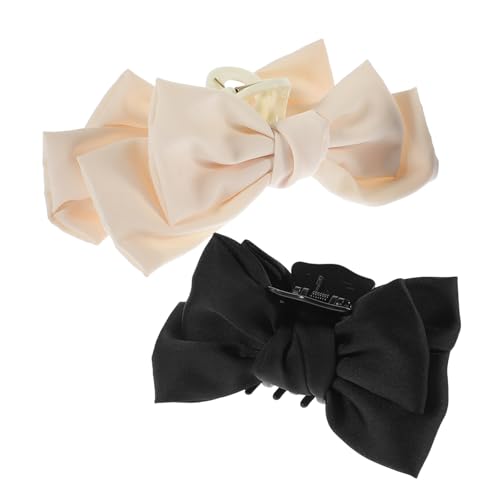 HAPINARY 2stücke Dekorative Haarspangen Für Frauen Große Haarklammern Mit Schleife Süße Haaraccessoires Robust Für Partys Zeremonien Alltag Und Mehr von HAPINARY