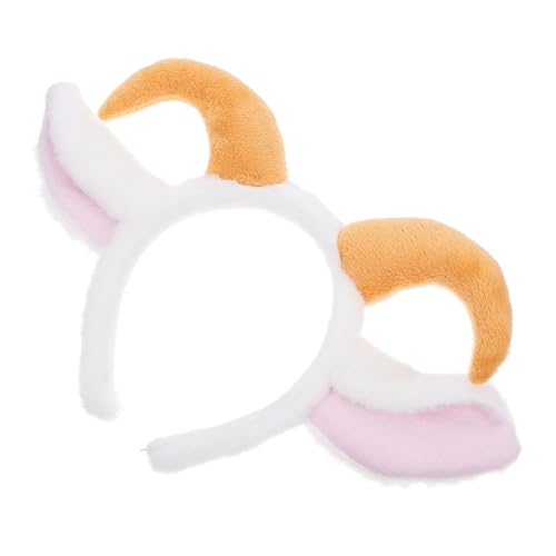 HAPINARY Schaf Ohren Stirnband Mit Plüschigen Ohren Für Kinder Und Erwachsene Weihnachts Kostüm Zubehör von HAPINARY