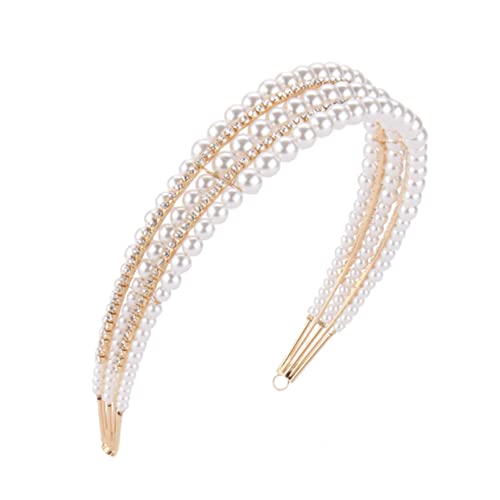 HAPINARY Braut-haarband Mit Perlen Einzigartiger Kopfschmuck Für Hochzeiten Und Besondere Anlässe Zierliches Haarschmuck-accessoire Für Mädchen Und von HAPINARY