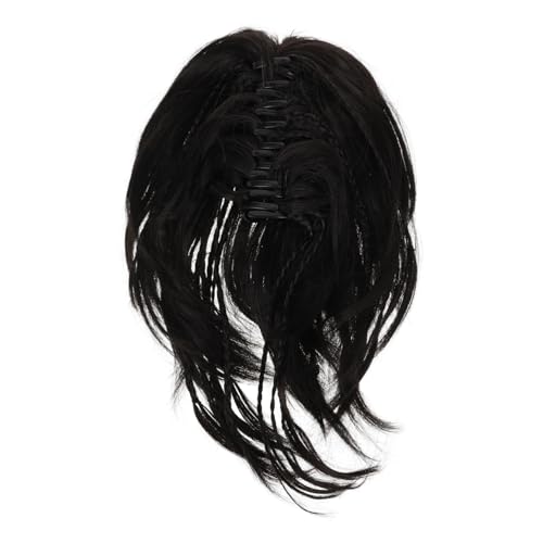 HAPINARY Pferdeschwanzverlängerung Mit Klammerclip Weiche Synthetische Haarteile Für Frauen Clip Pferdeschwanz-erweiterung Für Anlässe Schwarz von HAPINARY
