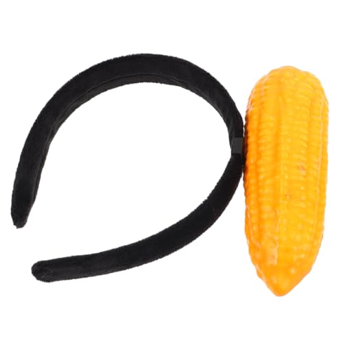 HAPINARY Plüsch Mais Stirnband Lustiges Party Haarreif Weihnachtsfeier Geburtstagskostüm Weiches Kopfband Auffälliges Accessoire für Damen und Herren von HAPINARY