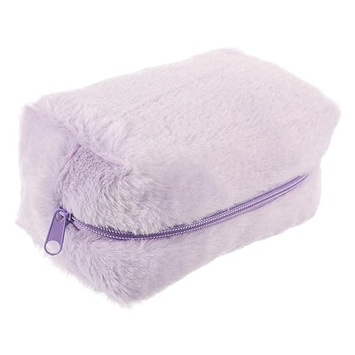 HAPINARY Plüsch Kosmetiktasche Make-up Tasche Reise Aufbewahrungstasche Kulturbeutel Reißverschlusstasche Camping Kosmetiktasche Organizer Toilettenartikel von HAPINARY