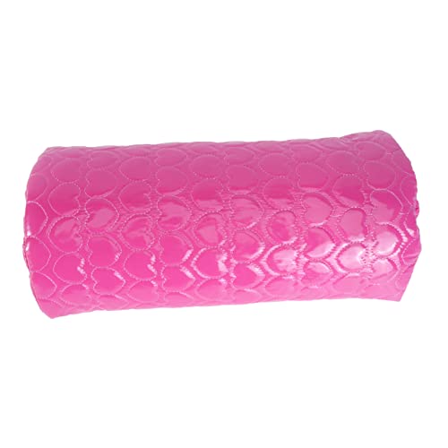HAPINARY Portable Handauflage Kissen Für Maniküre Rutschfeste Nagelkunst Armstütze Für Zuhause Und Salons Halbkreis-design Rosy Farbe von HAPINARY