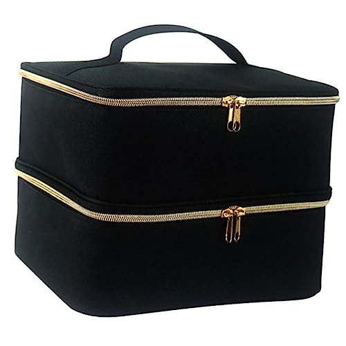 HAPINARY Portable Kosmetiktasche Mit Großer Kapazität Multifunktionale Wasserabweisende Aufbewahrung Für Damen Für Reisen Und Zuhause Kompakt Und Langlebig von HAPINARY