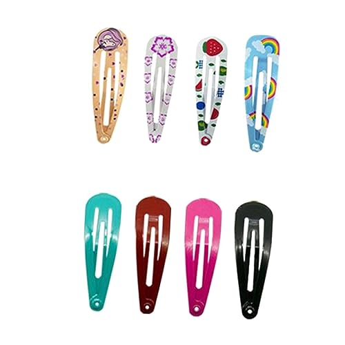 HAPINARY 80er Set Mädchen Haarschmuck Baby Mädchen Stirnband Haarnadel Gedruckte Designs Haarspange Für von HAPINARY