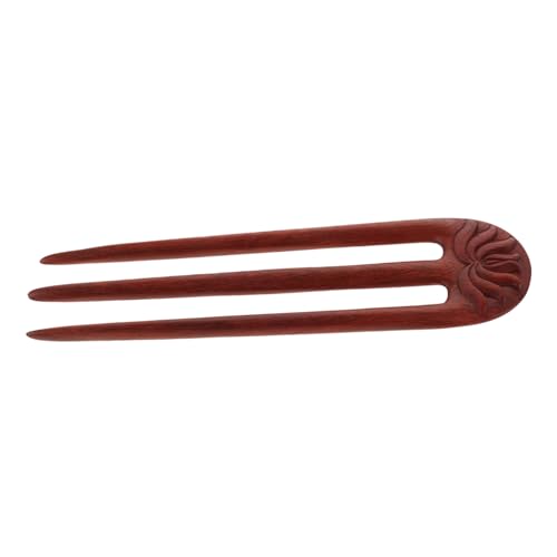 HAPINARY Retro Haarnadel Damen Chinesische Haarspange Aus Rotes Sandelholz Klassisch Eleganter Haarschmuck Für Hochsteckfrisuren Und Dutt Vintage Stil Robust Einzigartig Design von HAPINARY