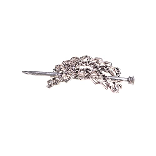 HAPINARY Silberne Haarnadeln Haarstäbe Mit Keltischem Knotendesign Legierung Haarschmuck Für Frauen Retro-kopfschmuck Für Hochzeit Und Party von HAPINARY