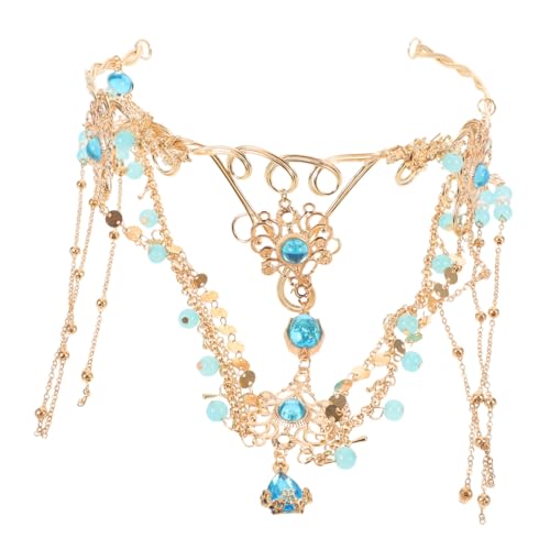 HAPINARY Rhinestone Quasten Stirnband Chinesischer Stil Vielseitiger Brautschmuck für Hochzeit Hanfu Styling Leicht Bequem für Bühne Fotoshootings und Traditionelle Kostüme von HAPINARY