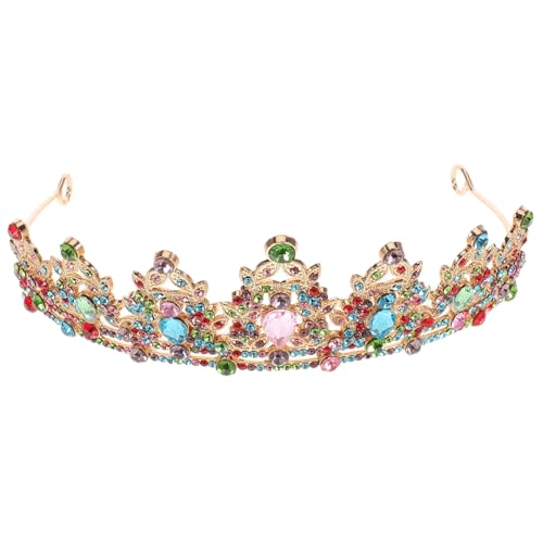HAPINARY Rhinestone Tiara mit Elegantem Emaille Finish Komfortables Prinzessinnen Haarband für Mädchen als Geburtstagsgeschenk für Hochzeit Tanz Party Vielseitiges Haaraccessoire von HAPINARY