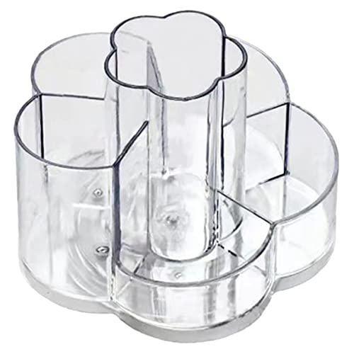 HAPINARY Transparenter Make-up-pinsel-organizer Mit Sechs Offenen Fächern Für Schminktisch Geeignet Für Kosmetikpinsel Lippenstift Eyeliner Und Mehr von HAPINARY