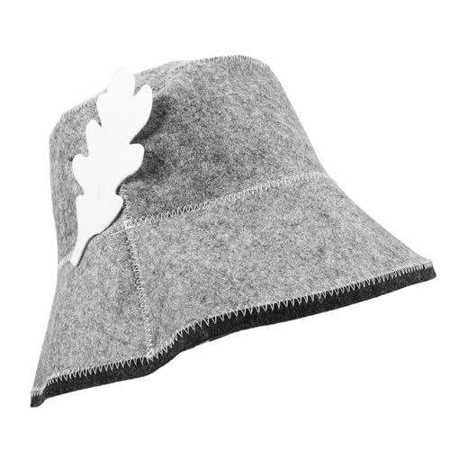 HAPINARY Felt Sauna Hut Für Damen Und Herren Wasserabsorbierender Filzhut Für Sauna Und Dampfbad Bequeme Kopfisolierung Für Längeren Saunagenuss Für Zuhause Und Wellness von HAPINARY