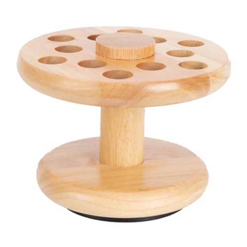 HAPINARY Scherenständer Aus Holz Für Den Friseursalon Drehbarer Scherenhalter Mit 6 Fächern Organizer Für Friseurwerkzeuge Scherenständer Für Friseure Scherenset HAPINARY Scherenständer Aus Holz Für Den Friseursalon Drehbarer Scherenhalter Mit 6 Fächern Organizer Für Friseurwerkzeuge Scherenständer Für Friseure Scherenset von HAPINARY