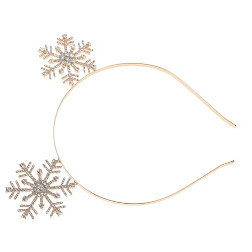 HAPINARY Weihnachtsstirnband Strass-haarband Dekoratives Stirnband Für Party Winter Damen Cosplay-kopfschmuck von HAPINARY