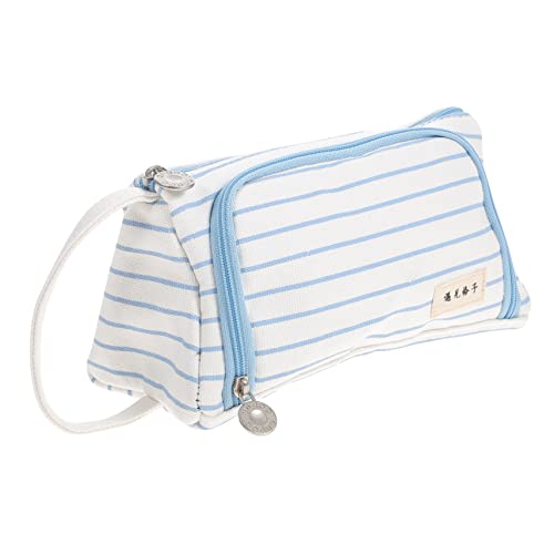 HAPINARY Schulmäppchen Aus Canvas Für Schüler Federmäppchen Mit Reißverschluss Leicht Und Strapazierfähig Für Schule Und Alltag von HAPINARY