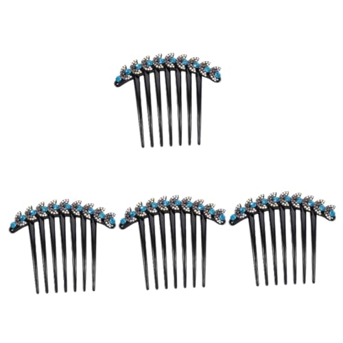 HAPINARY 4 Stücke Einzigartige Dunkelgrün Haar Gabeln Haarnadel Kamm Für Frauen Mädchen Nicht-haar Stick Für Styling von HAPINARY