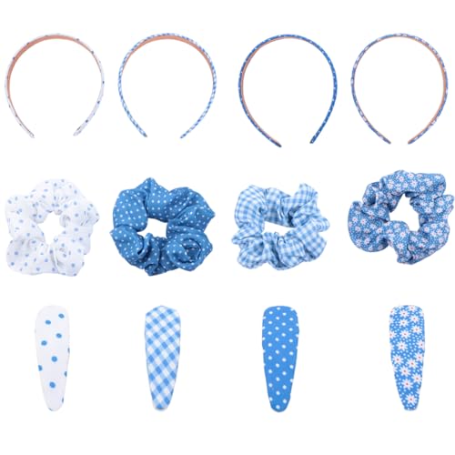 HAPINARY 12stücke Teiliges Haarspangen-set Für Mädchen Süße Haarclips Haarreifen Und Haargummis Haaraccessoire Für von HAPINARY