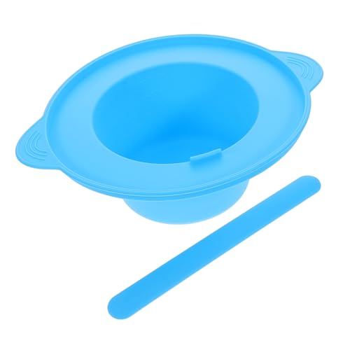 HAPINARY Silikon Gesichtsmaske Rührschüssel Set mit Rührstab Wiederverwendbar Hochtemperaturbeständig für Kosmetik DIY Beauty Zubehör Gesichtspflege von HAPINARY