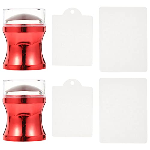 HAPINARY Silikon Nagelstempel Für Maniküre Diy Nagelkunst Stempel Werkzeug Nail Art Siegel Stanzen Tool von HAPINARY