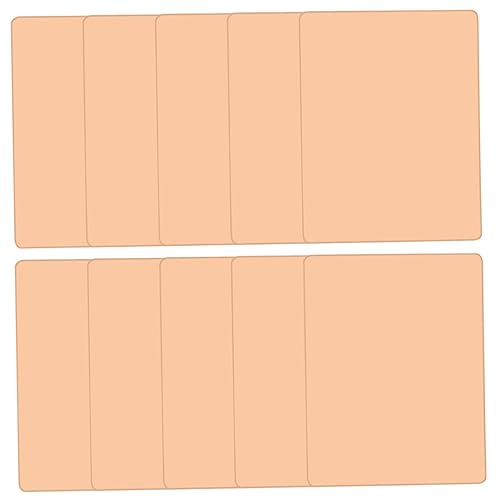HAPINARY Silikon Tattoo Übungsfläche 10 Stück 1mm Dicke Wiederverwendbare Make Up Praxis Haut für Microblading und Eyeliner Künstliche Übungshaut für Tätowierer und Make Up Künstler von HAPINARY