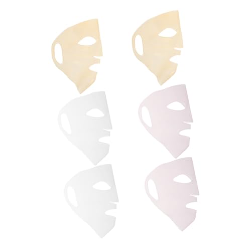 HAPINARY Silikon-gesichtsmaske Wiederverwendbar Tuchmaske Abdeckung Maskenhülle Gesichtspflege-tool Hauttypen Geeignet von HAPINARY