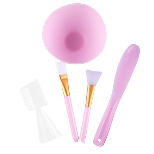 HAPINARY 5stücke Diy Beauty Silikon Masken Schüssel Set Wiederverwendbares Makeup-werkzeugset in Einfach Zu Reinigen Tragbar Und Sicher Für Frauen Und Mädchen von HAPINARY