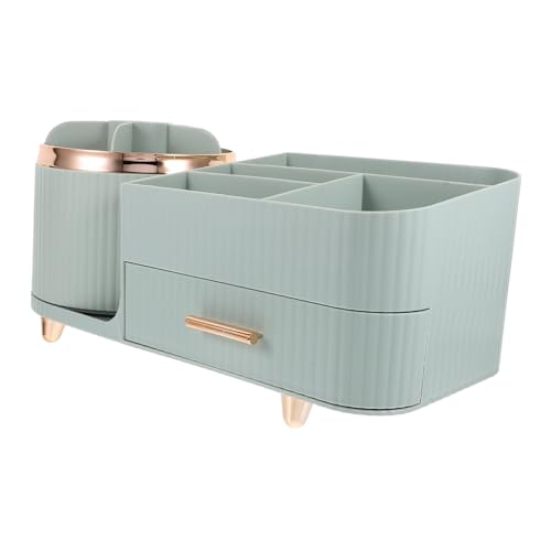 HAPINARY Drehbarer Kosmetik Organizer Für Schreibtisch Halter Für Make-up Pinsel Lippenstifte Und Eyeliner von HAPINARY
