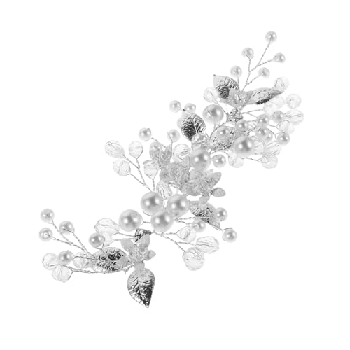 HAPINARY Stilvolle Braut-haarreben mit Funkelnden Strasssteinen und Blumen Komfortabel mit Sicheren Clips Stilvolles Hochzeits-haaraccessoire für Braut und Festliche Anlässe von HAPINARY