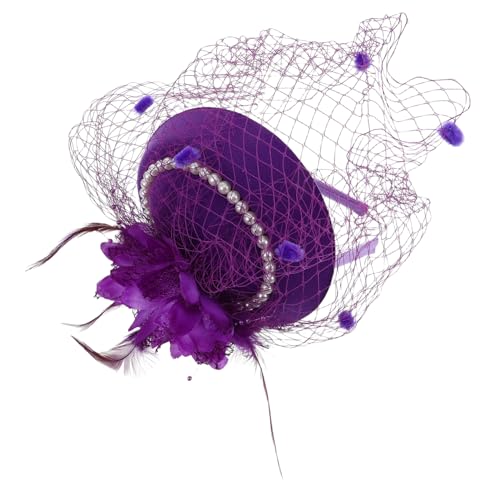 HAPINARY Netz-mini-fascinator-hut Haarspangen Mit Perlen Winzige Hut-haarspangen Für Hochzeiten Party-haar-accessoires von HAPINARY