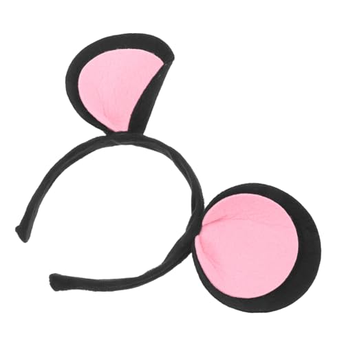 HAPINARY Stirnband Mit Rattenohren Aus Filzmaterial Leicht Und Bequem Für Partys Und Auftritte Verstellbare Größe Für Verschiedene Kopfgrößen Als Haarschmuck Und Requisite von HAPINARY