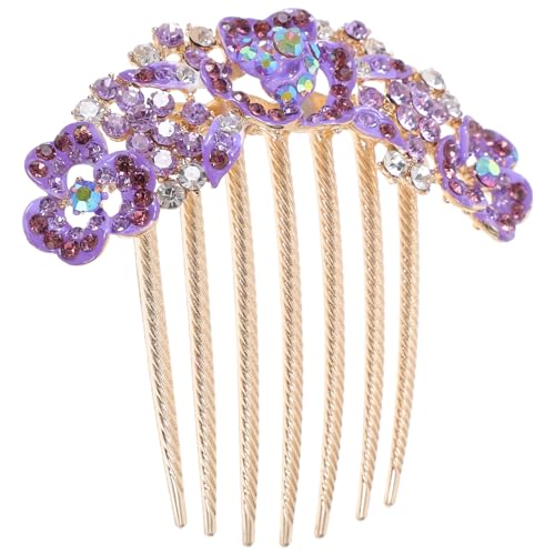 HAPINARY Strass Haarkamm Blume Fee Schmuck Hochzeit Haar Kamm Clip Zubehör Für Damen-accessoires Und Besondere Anlässe von HAPINARY