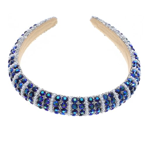 HAPINARY Strass-Stirnband Strass-Haarband Stirnband für Mädchen Haarschmuck Tiara Haargummi Abschlussball-Stirnband für Frauen Stirnbänder für den Abschlussball Barock- Kopfbedeckung Damen von HAPINARY