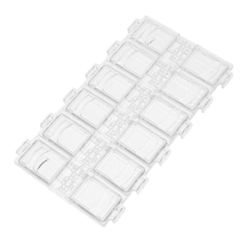 HAPINARY Acrylbox Transparent Mit Mehreren Gittern Für Nailart-organizer Und Aufbewahrungsboxen Organizer Für Künstlerbedarf Und Nagelboxen Strapazierfähig Und Langlebig von HAPINARY