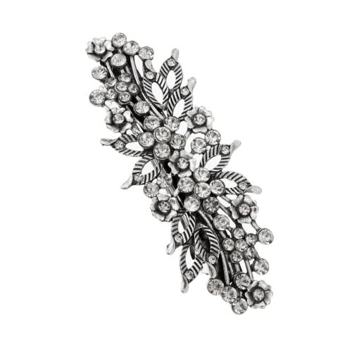 HAPINARY Rhinestones Haarspange Für Frauen Haarklammer Mit Glänzenden Strasssteinen Perfektes Haaraccessoire Für Hochzeiten Partys Und Besondere Anlässe von HAPINARY
