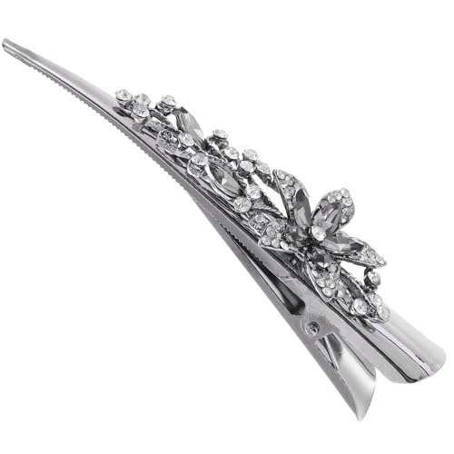 HAPINARY Vintage Haarklammer Mit Strass Für Damen Metall-haarclip Im Entenbill-design Elegantes Haarschmuck-accessoire Für Besondere Anlässe Robust Und Stilvoll Für Kreative Frisuren von HAPINARY