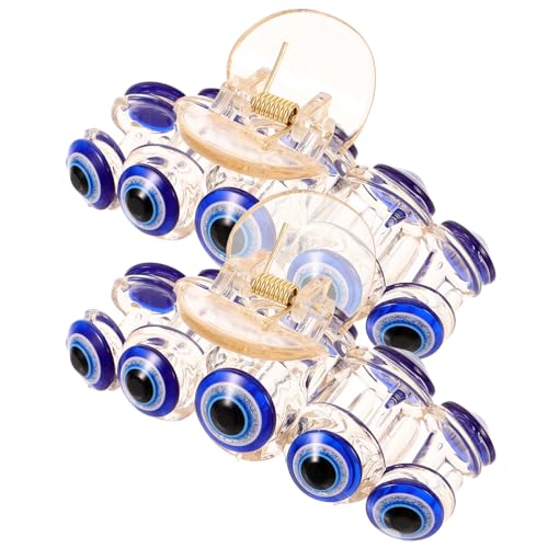 HAPINARY Niedlicher Baby-haarschmuck Für Mädchen 5-augen-haarspangen Böse Augen- Große Kieferspangen Haarspange Für Frauen Und Mädchen von HAPINARY