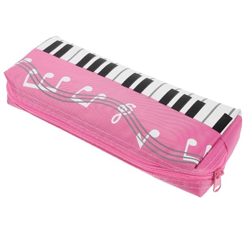 HAPINARY Federmäppchen Mit Klaviertastatur-Muster Tragbares Federmäppchen Aufbewahrungs-Organizer Für Stifte Und Schreibwaren von HAPINARY