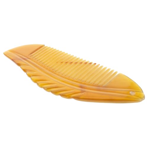 HAPINARY Natürlicher Ochsenhorn-haarkamm Mit Massagefunktion Für Frauen Antistatisch Und Tragbar Für Dicke Wellige Und Lockige Haare von HAPINARY