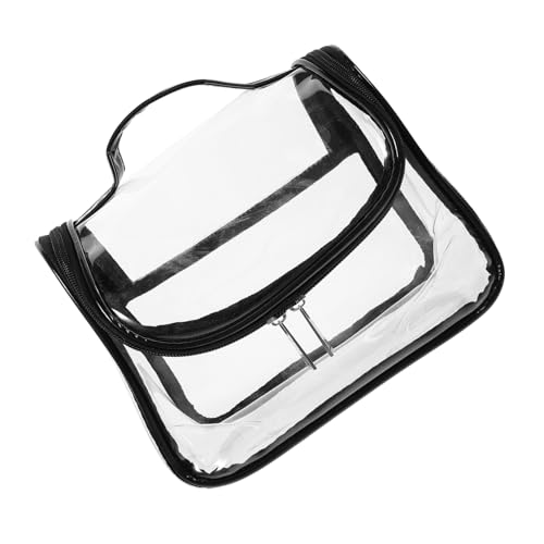 HAPINARY Transparente Kosmetiktasche Mit Reißverschluss Reise-Make-up-Tasche Aus PVC-Material Aufbewahrungstasche Für Damen Geräumig Und Tragbar Für Täglichen Gebrauch Und Reisen von HAPINARY