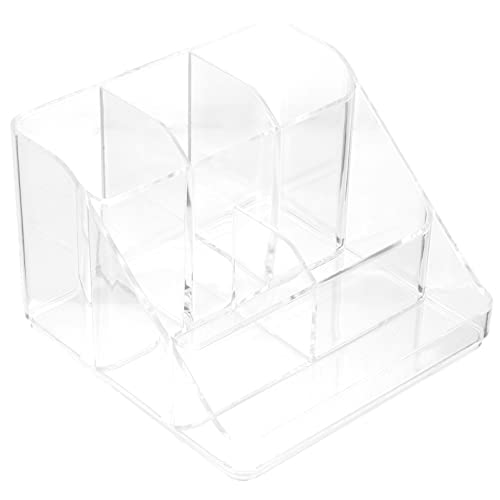 HAPINARY Transparenter Acryl-organizer Mehrfachfächerbox Schreibtisch-aufbewahrungsbehälter Für Kosmetikzubehör von HAPINARY